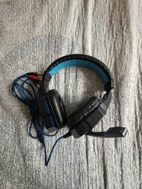 Regulowane słuchawki gamingowe z mikrofonem