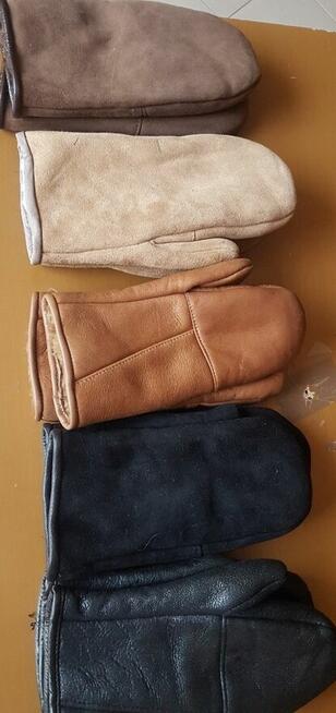 Rękawiczki skórzana naturalne jedno palczaste 100% naturalne