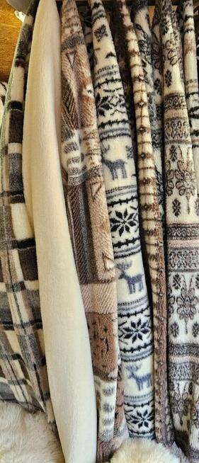 Koc wełniany koce wełniane naturalne runo owcze wełna