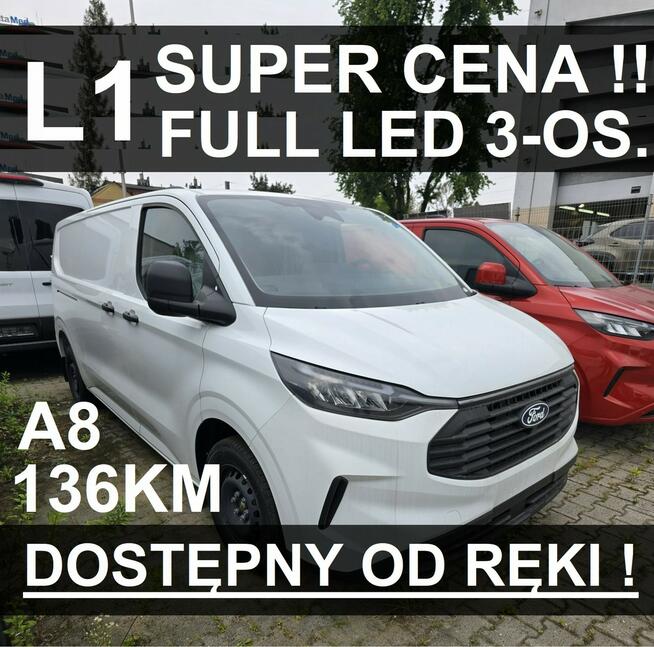 L1 Nowy Ford Custom 136KM Dostępny od ręki Super Cena 2009 zł