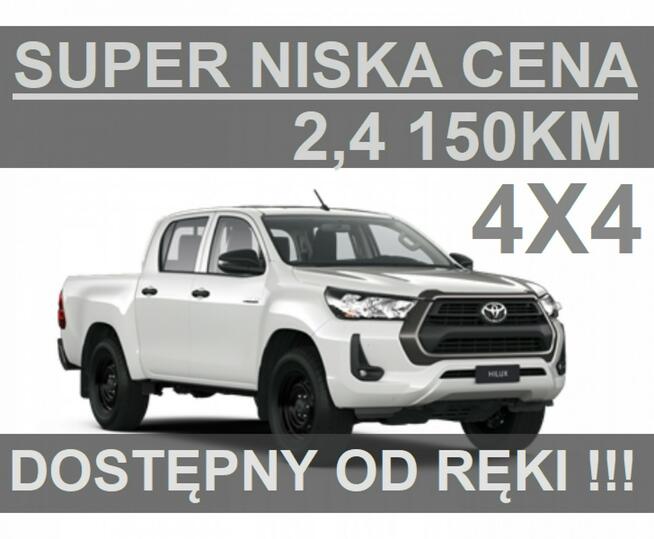 Toyota Hilux 2,4 150KM DLX 4X4  Dostępny od ręki !  Super Niska Cena 1935zł