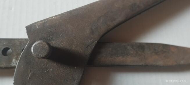 Stary nastawny klucz do rur tzw.żabka.