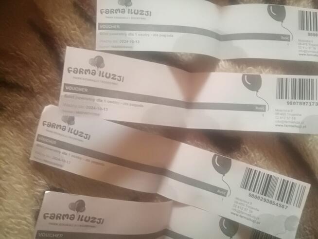 4x VOUCHER FARMA ILUZJI OKAZJA!!!