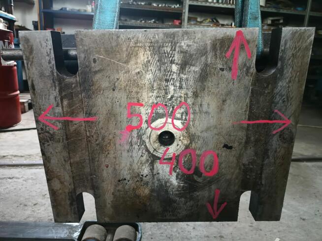 Stół prasy 500 x 400 x 180mm