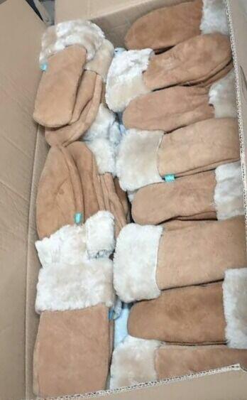 Rękawiczki skórzana naturalne jedno palczaste 100% naturalne