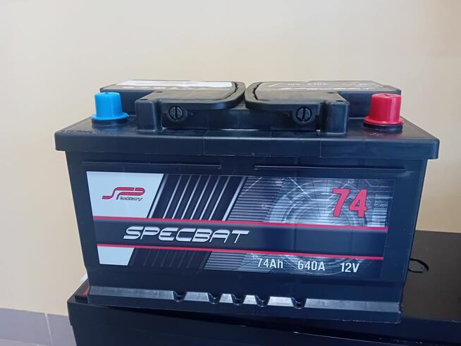 Akumulator SPECBAT 74Ah 640A P+ wysoki Szczecin W.Kadłubka39
