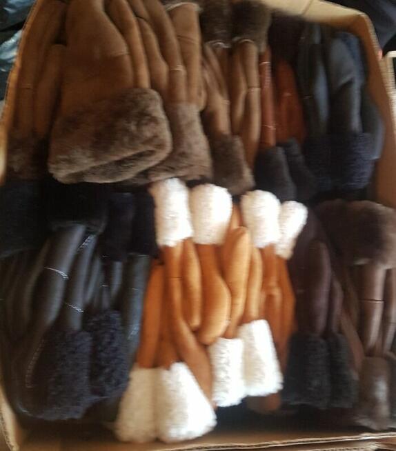 Rękawiczki skórzana naturalne jedno palczaste 100% naturalne