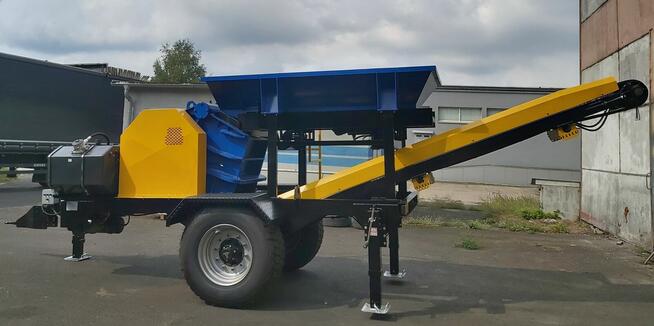 ZESTAW z kruszarką SZCZĘKOWĄ 220X600 napędzany z CIĄGNIKA