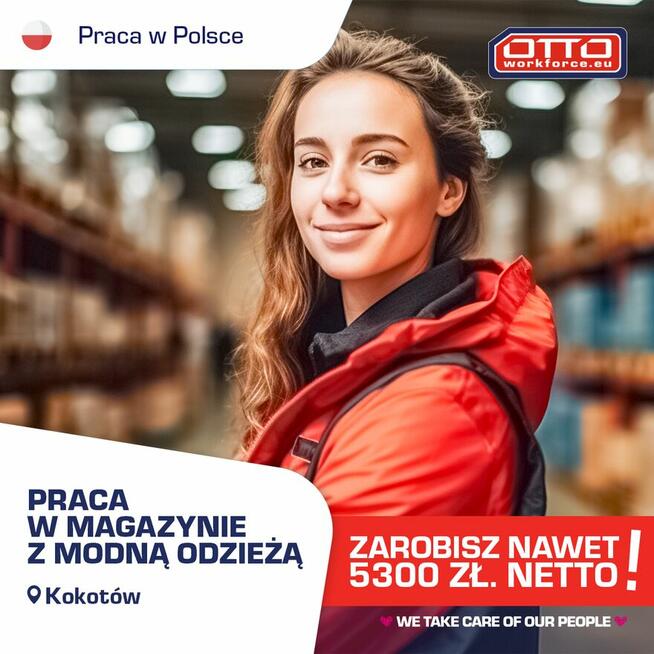 Prace magzynowe w Kokotowie