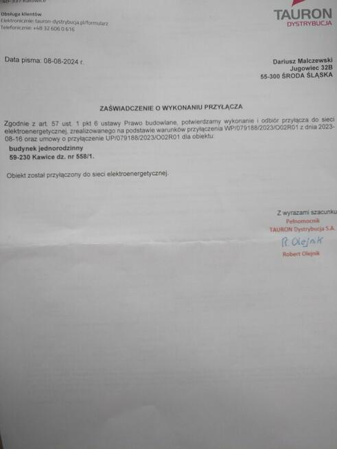 Działka budowlana 16a