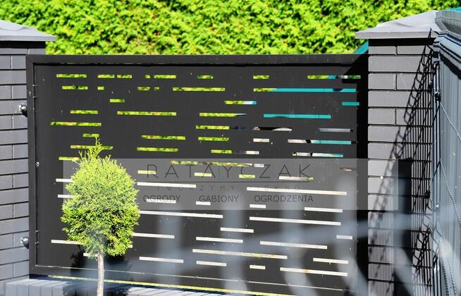 NOWOCZESNA FURTKA WYCINANA WEDŁUG TWOJEGO WZORU