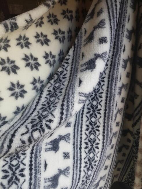 Koc wełniany koce wełniane naturalne runo owcze wełna