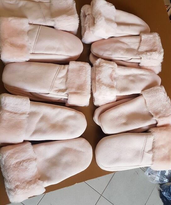 Rękawiczki skórzana naturalne jedno palczaste 100% naturalne