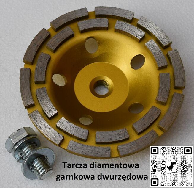 Segment fi 100z 4 diamentami do szlifowania twardych betonów