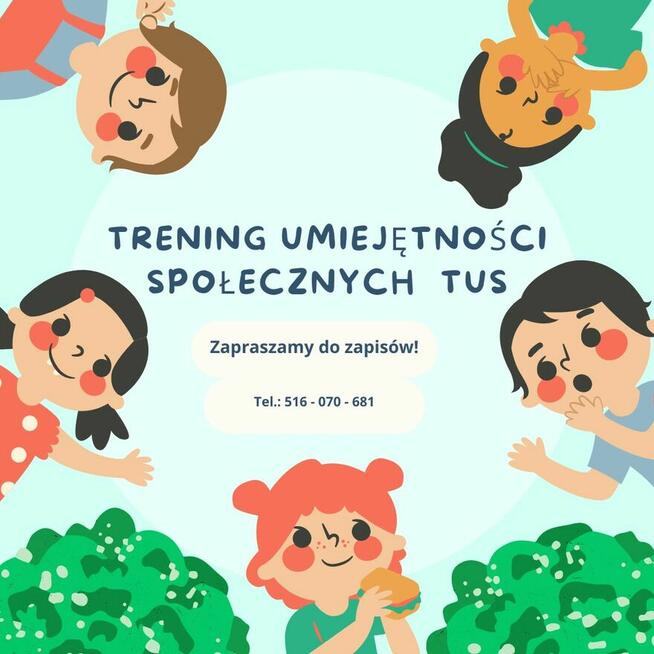 Zajęcia dla dzieci TUS - trening umiejętności społeczych