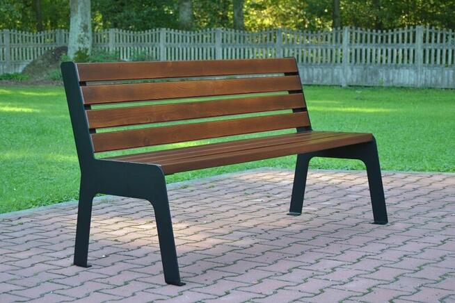 Ławka parkowa z oparciem miejska ogrodowa SONIA W246