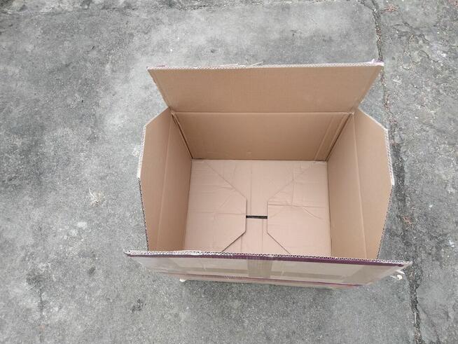 Opakowanie klapowe 60x40x50 cm - używane grube 5 warstw