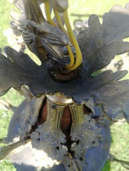 Żyrandol mosiężny katedralny