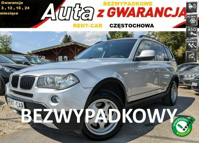 BMW X3 2.0D*136PS*OPŁACONY Bezwypadkowy*xDrive*Klima Skóry Serwis GWARANCJA