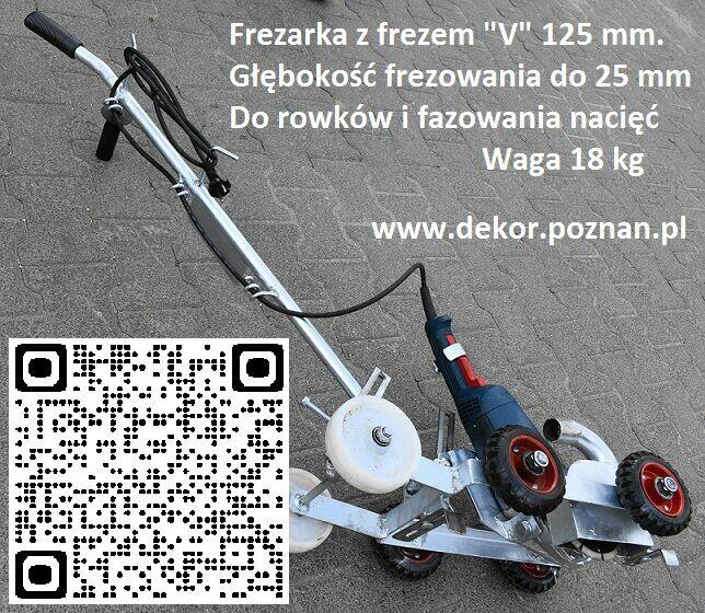 DYLATACJE - Frezarka do fazowania nacięć dylatacji 4+2 kółka