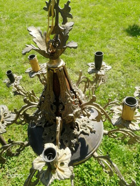 Żyrandol mosiężny katedralny