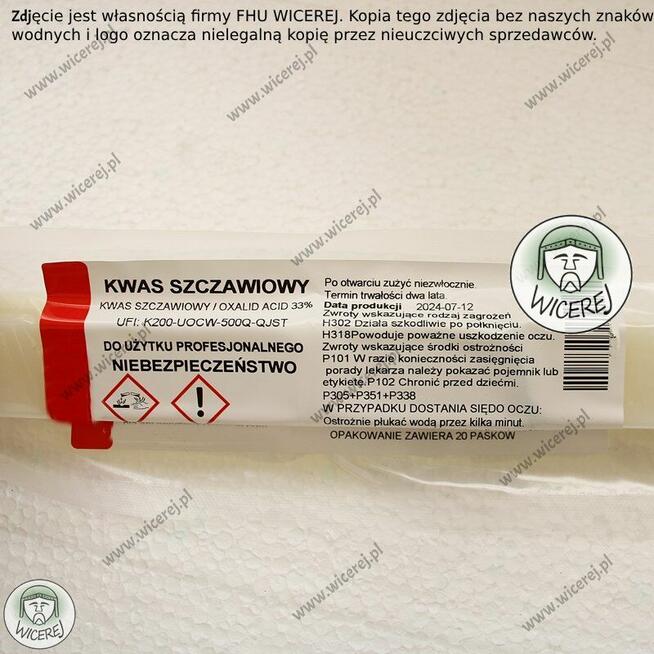 Świeże Paski Szczawiowe Paski z kwasem szczawiowym