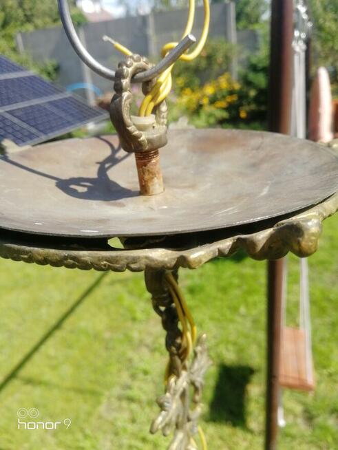 Żyrandol mosiężny katedralny