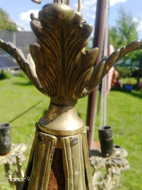 Żyrandol mosiężny katedralny