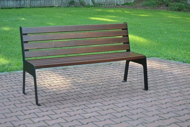 Ławka parkowa z oparciem miejska ogrodowa SONIA W246