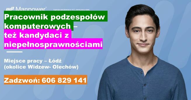 Pracownik serwisu (również z orzeczeniem)