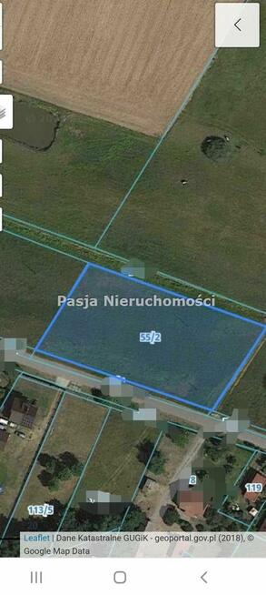 Działka Popłacin gm. Nowy Duninów