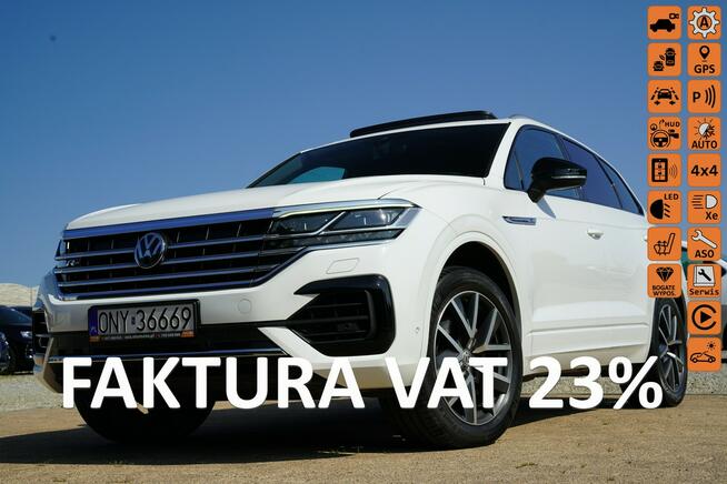 Volkswagen Touareg R-LINE 4X4 adc NAWI virtual cocpit SKÓRA panorama ACC HEAD UP zamiana