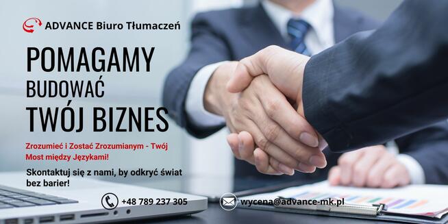Biuro Tłumaczeń Advance - tłumaczenia przysięgłe, pisemne