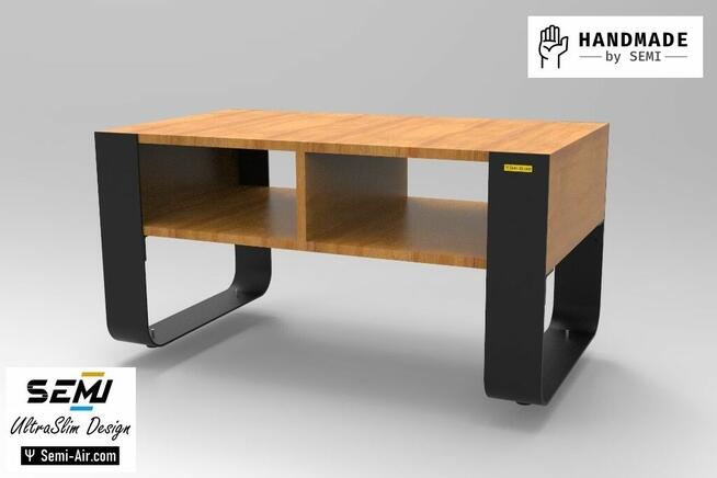 Stolik kawowy stalowe nogi sztywne stabilne regulacja