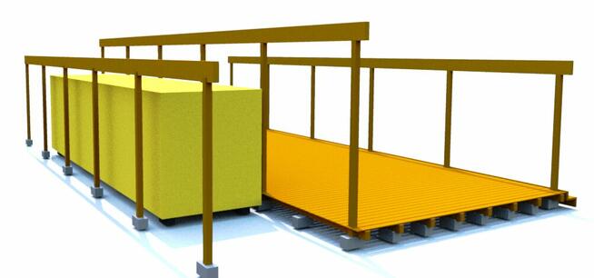 Zadaszenie domku holenderskiego lub przyczepy