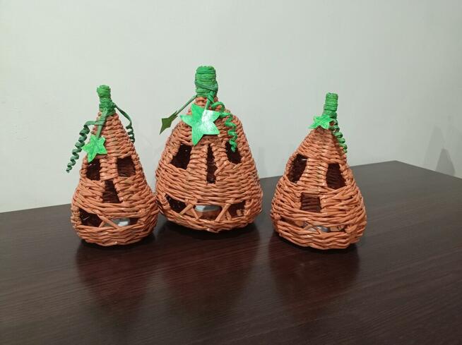 dynia wiklinowa lampion halloween