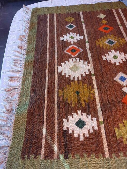 Kilim wełniany wielokolorowy 123 x 200