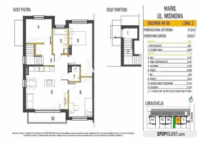 Marki - mieszkanie trzypokojowe z ogródkiem