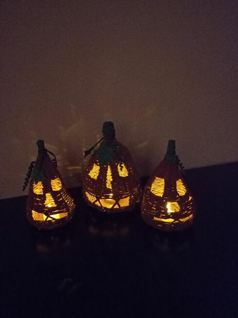 dynia wiklinowa lampion halloween