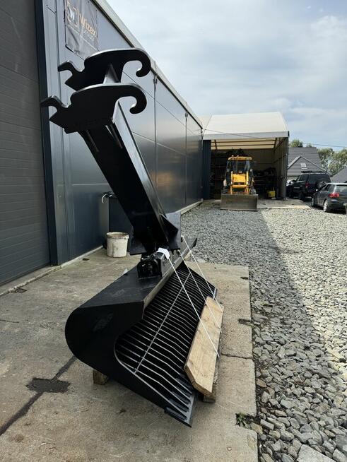 Łyżka skarpowa hydrauliczna ażurowa 220cm przedłużenie 9-12t