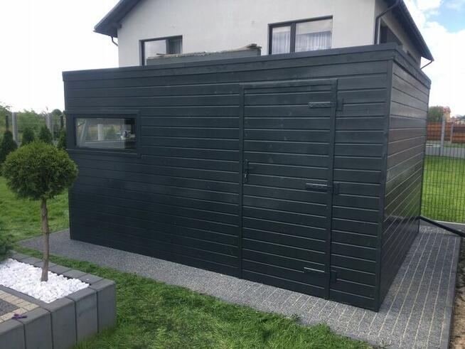 Domek 4×3 m (12 m²) Drewno świerk skandynawski C24 Nowoczesn