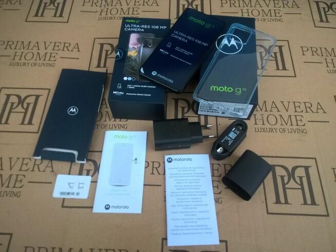 Nowa MOTO G72 8/256G Helio G99 8x2.2GH AMOLED6.6 120Hz 108Mp
