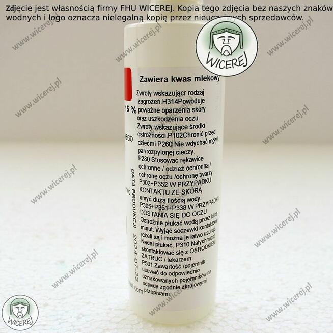 Kwas mlekowy 15% - 125ml w SPRAYU Gotowy do użycia