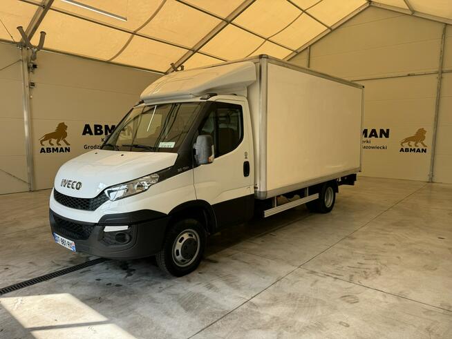 iveco daily 35c150 3.0l kontener 8 palet, winda, zawieszenie pneumatyc