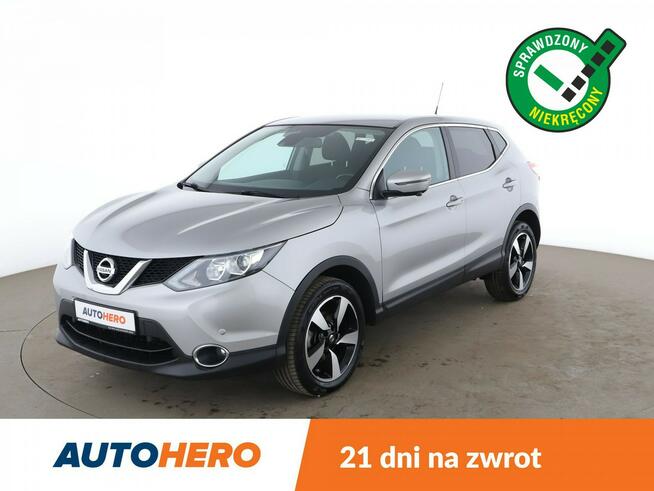 Nissan Qashqai 163KM, navi, klima auto, kamera i czujniki parkowania, grzane fotele