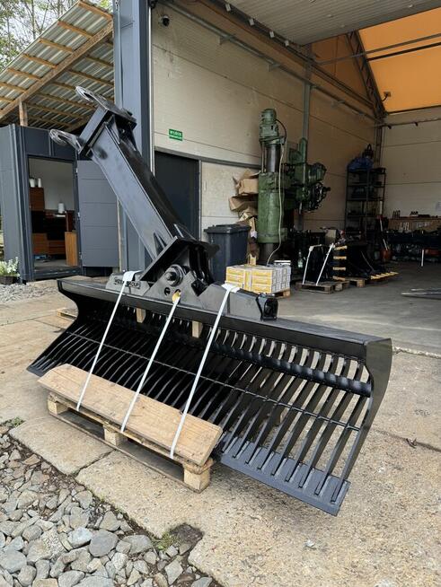 Łyżka skarpowa hydrauliczna ażurowa 220cm przedłużenie 9-12t