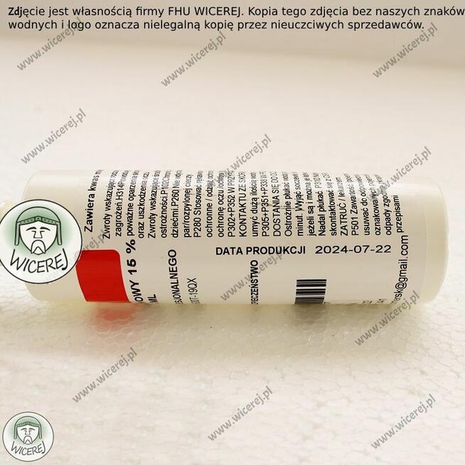 Kwas mlekowy 15% - 125ml w SPRAYU Gotowy do użycia