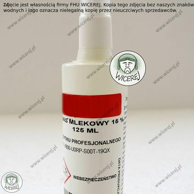 Kwas mlekowy 15% - 125ml w SPRAYU Gotowy do użycia