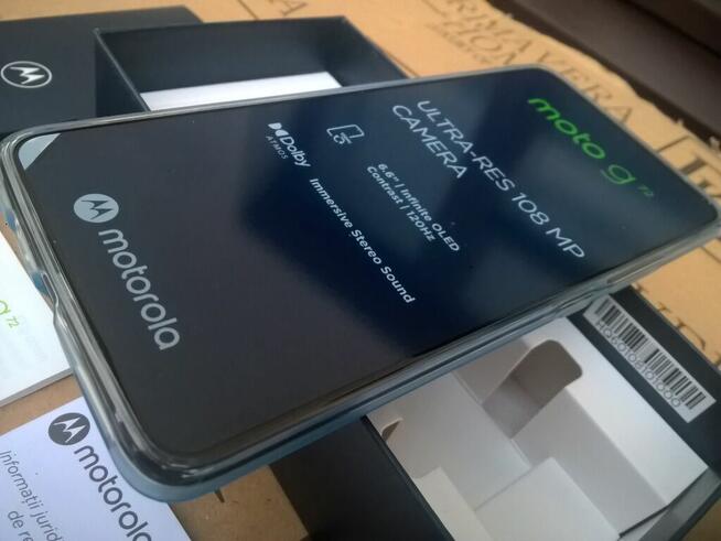 Nowa MOTO G72 8/256G Helio G99 8x2.2GH AMOLED6.6 120Hz 108Mp