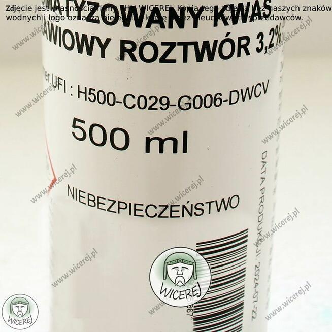 Kwas szczawiowy roztwór 3,2% Gotowy do użycia 500ml